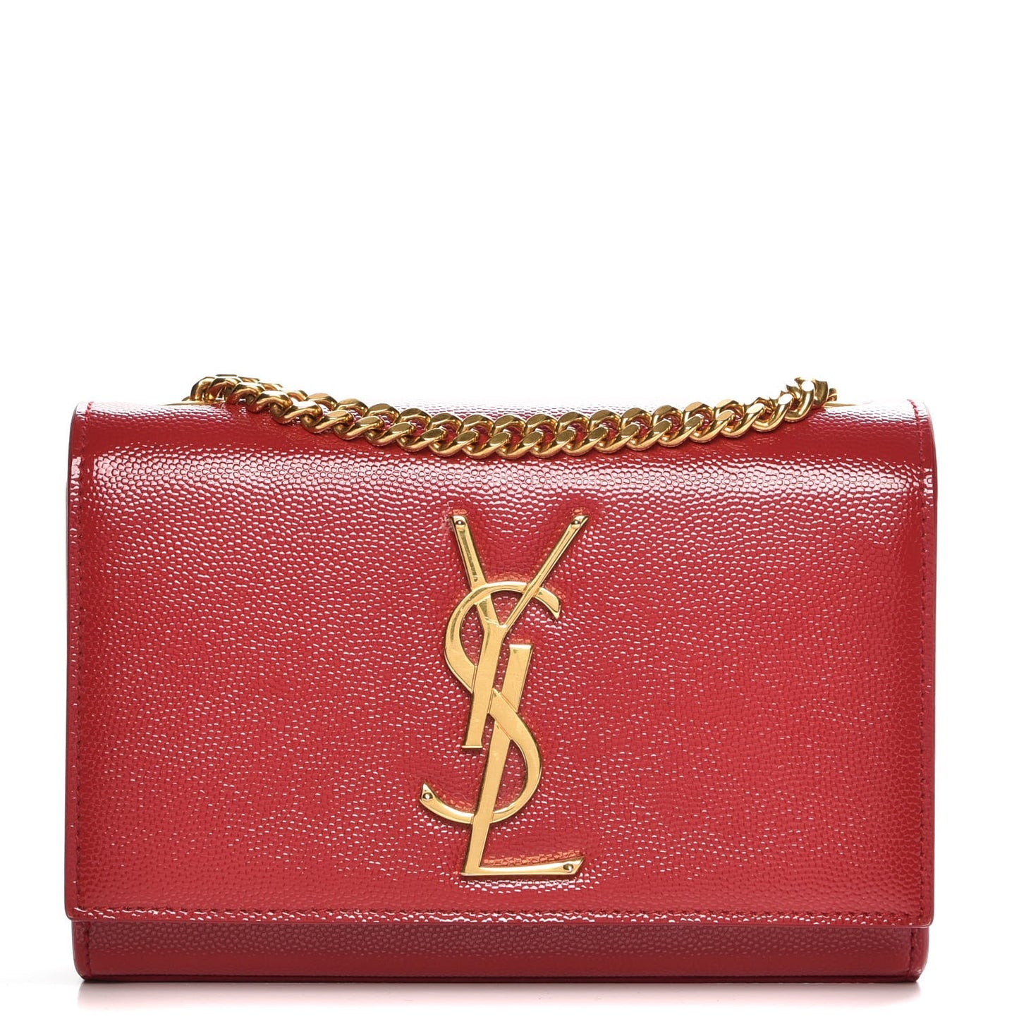Grain De Poudre Small Monogram Kate Satchel Red