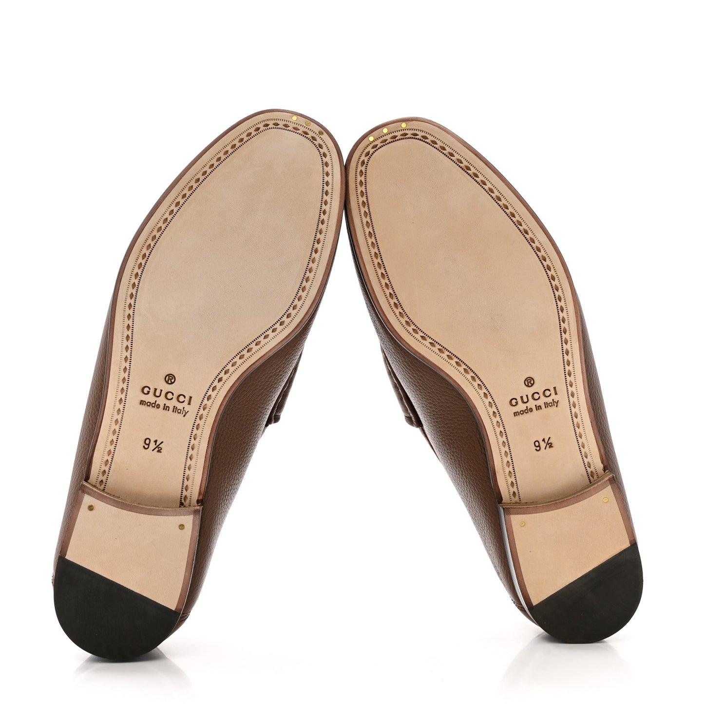 Bryanne Calfskin Mens 1953 Horsebit Loafers 9.5 Nut Brown
