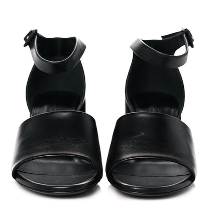 Hermes Calfskin Anne Sandals 35 Black 2 of 12