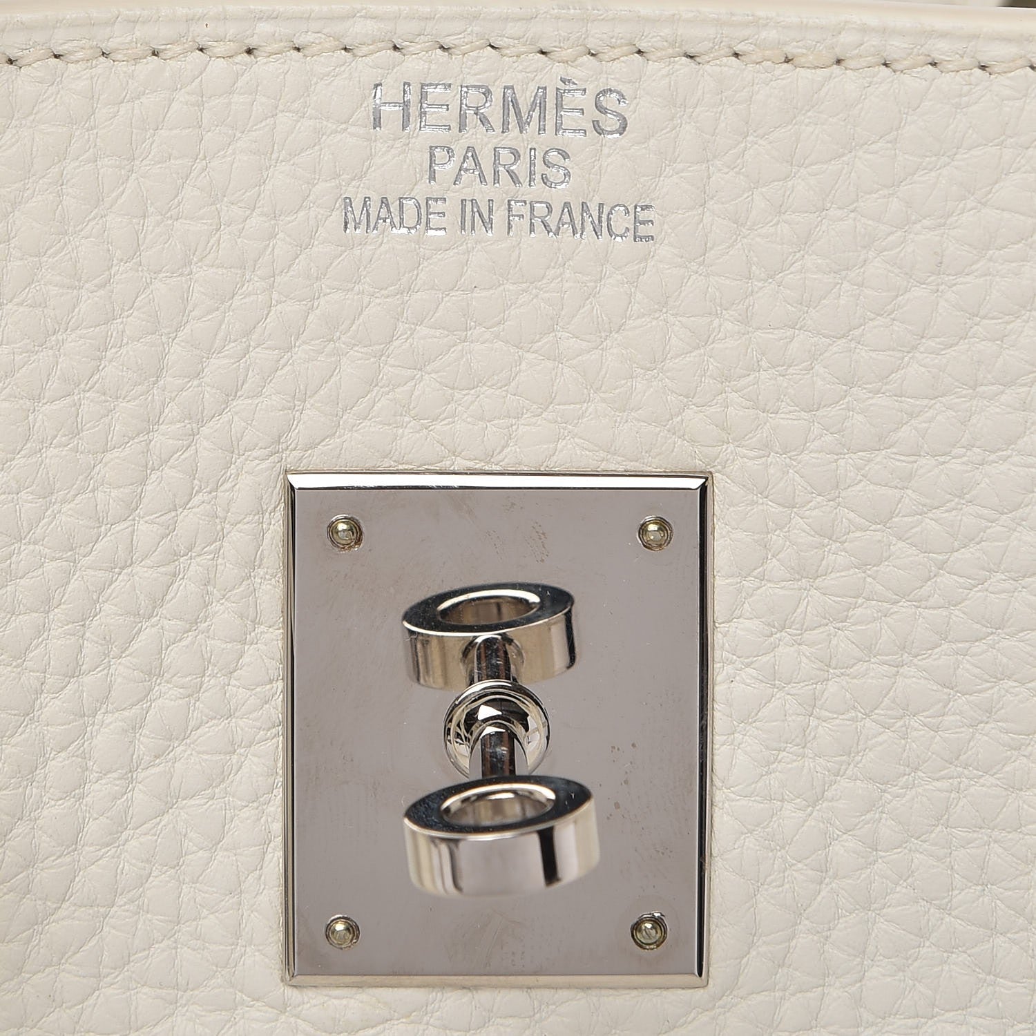 Hermes Togo Birkin 35 White 15 of 30