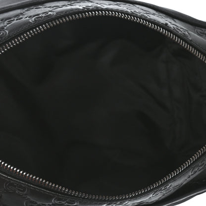 Gucci Nylon Guccissima Zip Top Pouch Black 5 of 8