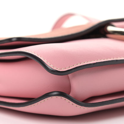 Chloe Suede Calfskin Small Faye Shoulder Bag Washed Pink 8 of 10