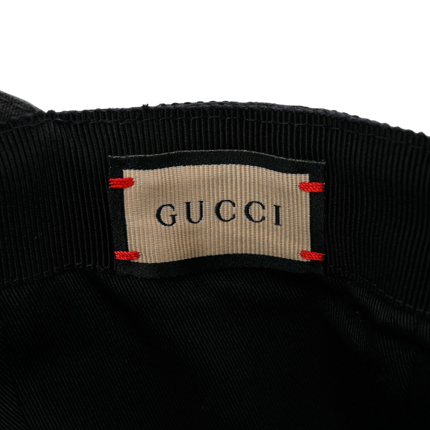 Monogram Web Baseball Hat S Black