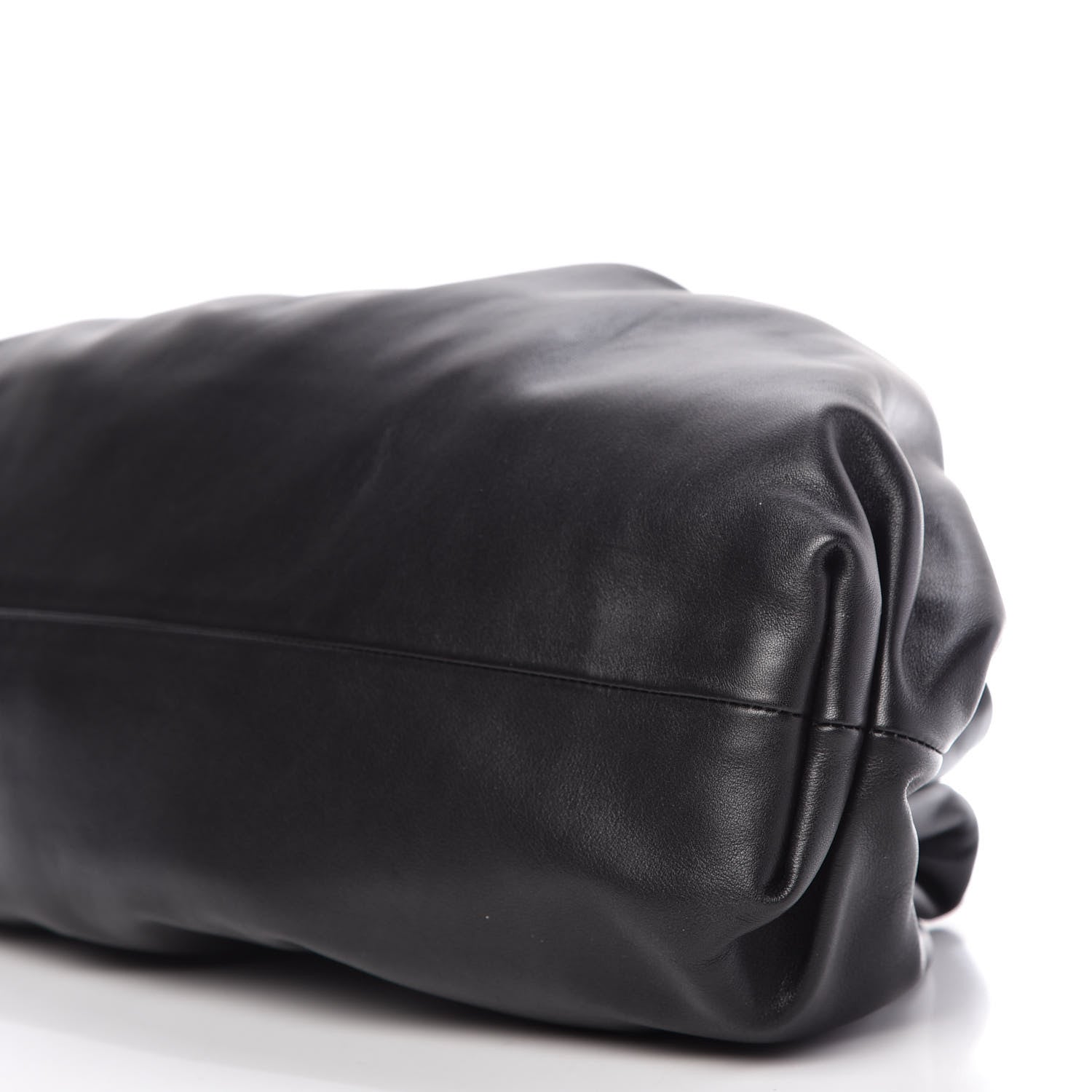 Bottega Veneta Smooth Butter Calf The Pouch Oversized Clutch Black 6 of 8