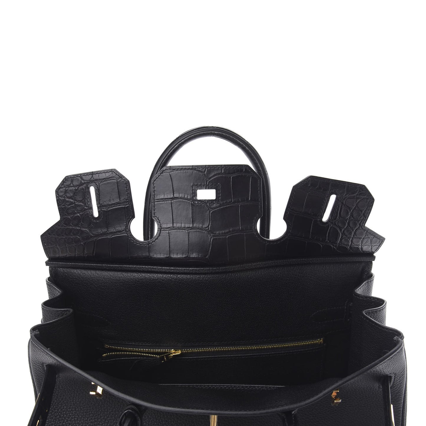 Togo Matte Alligator Birkin Touch 30 Black
