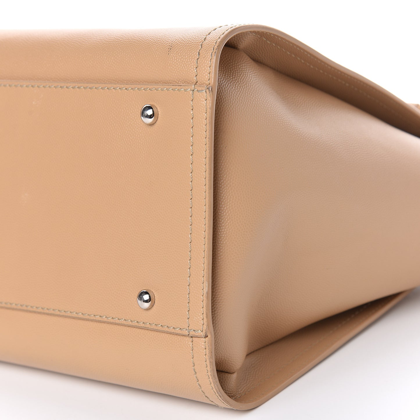 Caviar Small Studded Deauville Tote Beige