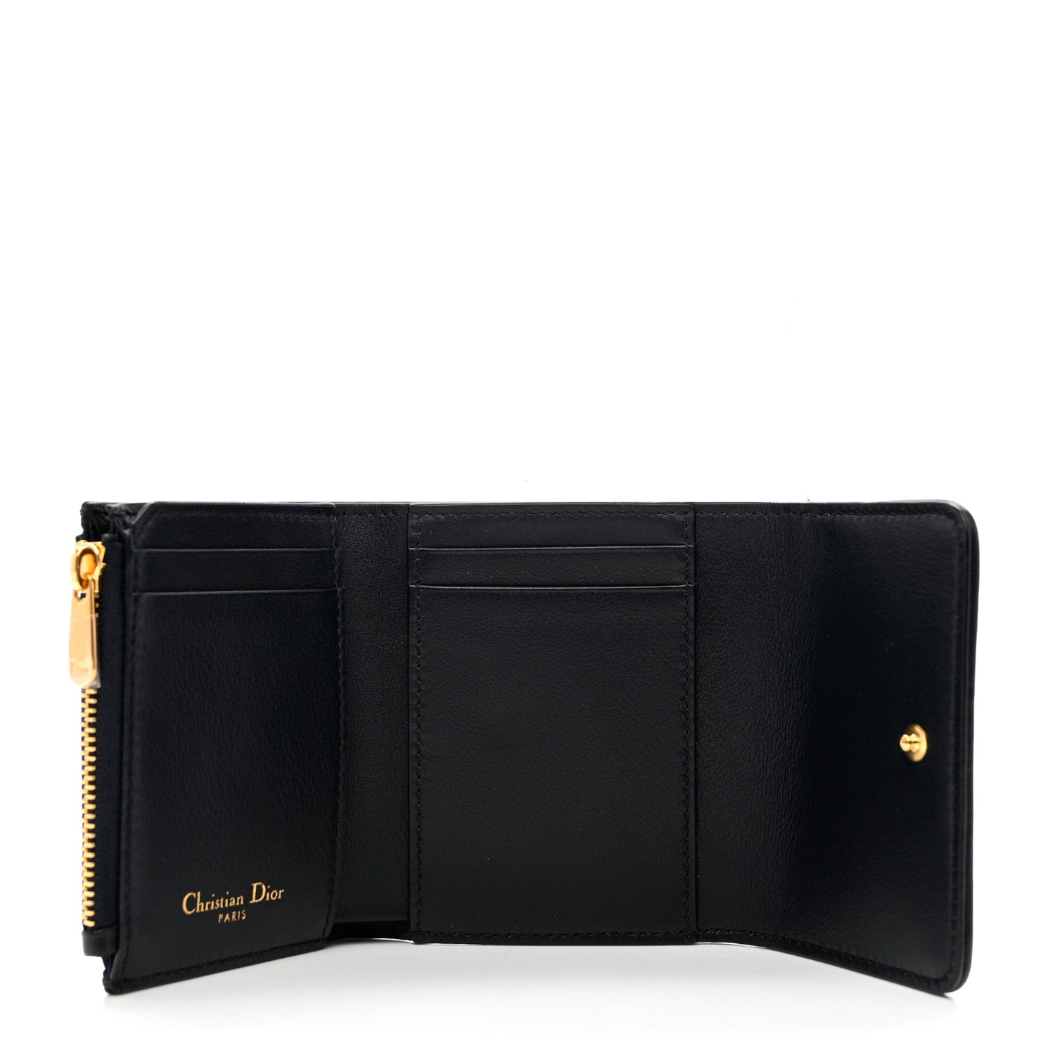 Christian Dior Oblique 30 Montaigne Lotus Wallet Blue 5 of 7