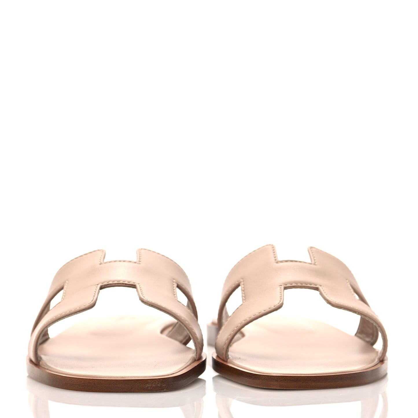 Box Calfskin Oran Sandals 36.5 Bois De Santal