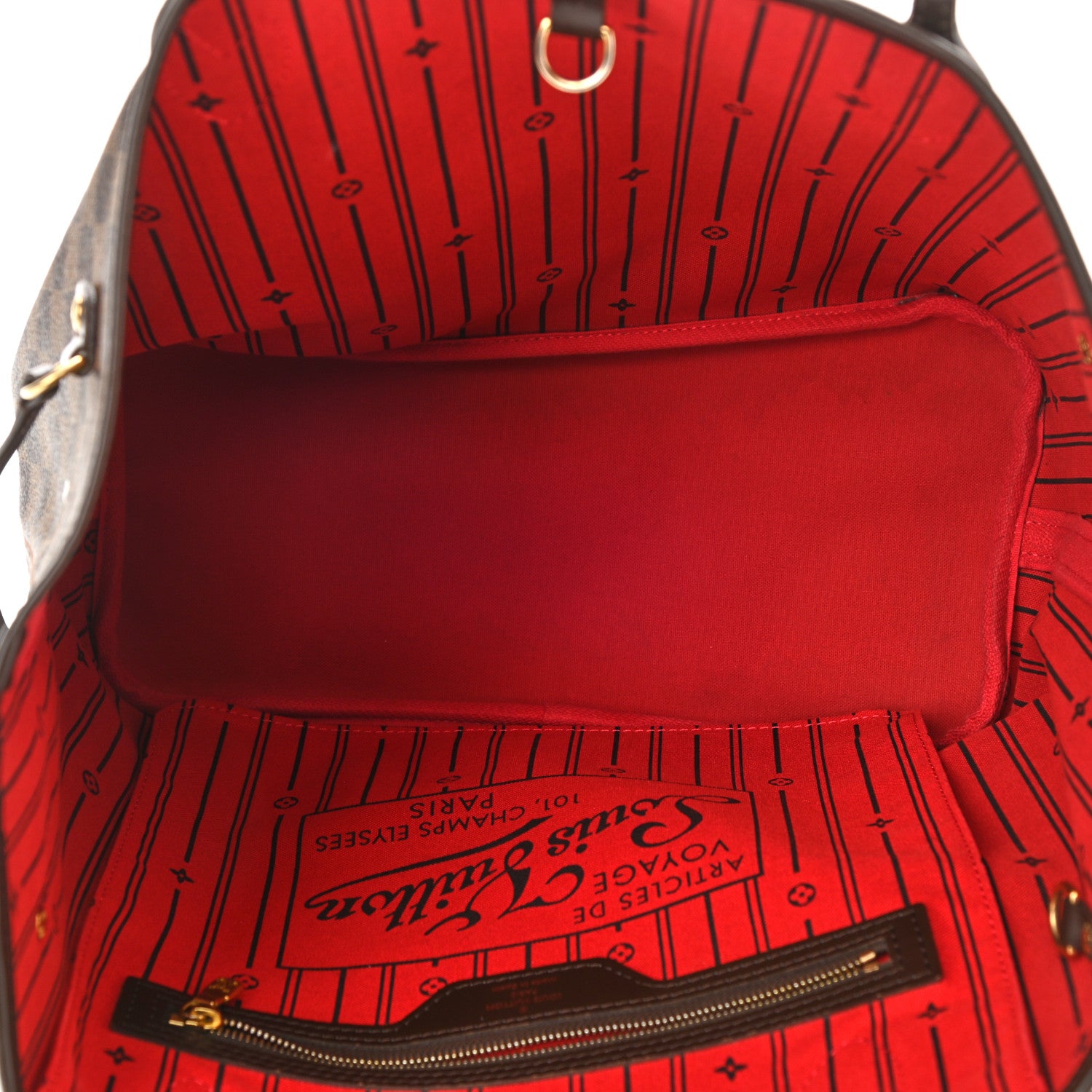 Louis Vuitton Damier Ebene Neverfull MM 5 of 8