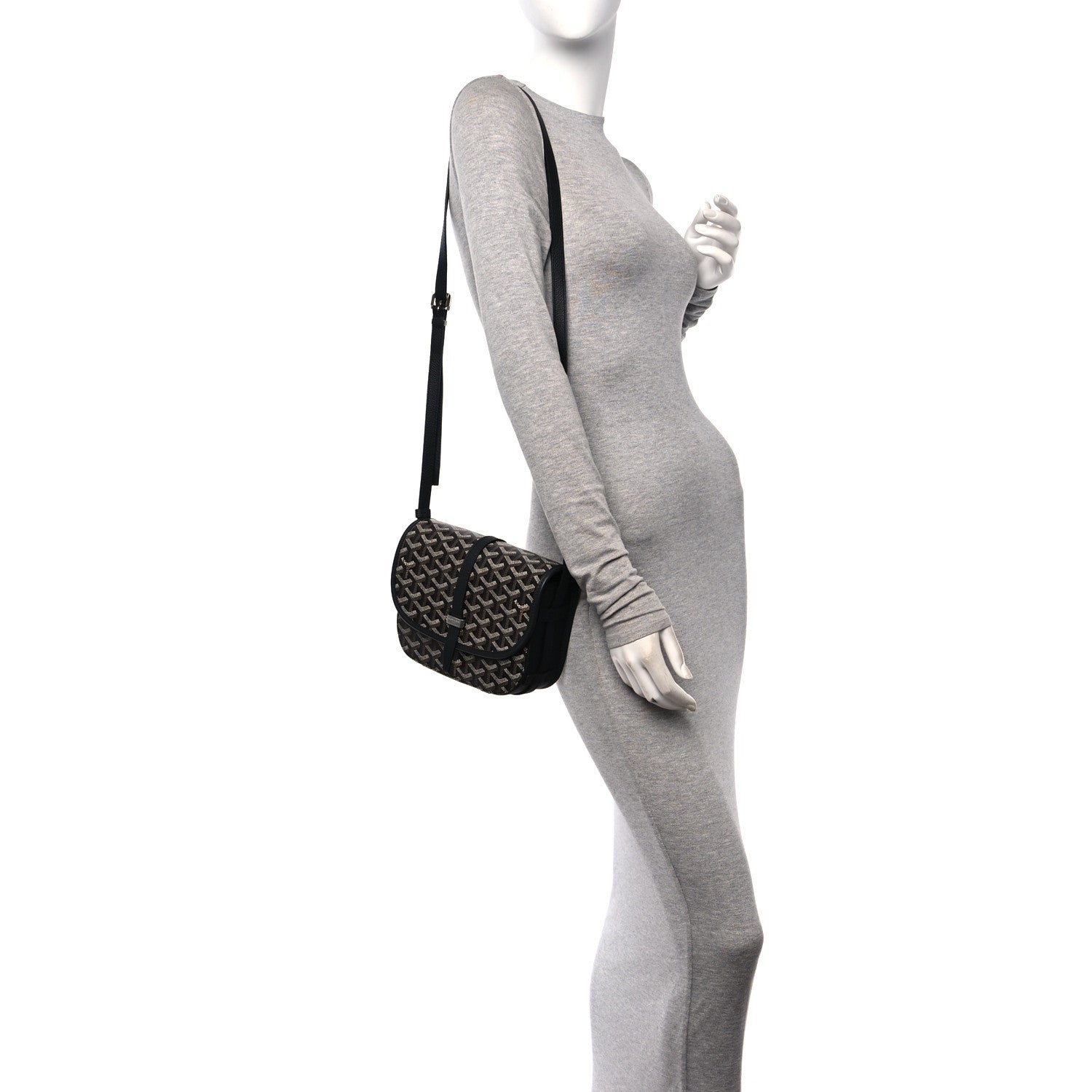 Goyard Goyardine Belvedere II PM Messenger Bag Black 2 of 9