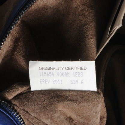 Bottega Veneta Nappa Intrecciato Fuzzy Maxi Veneta Hobo Sapphire 8 of 8