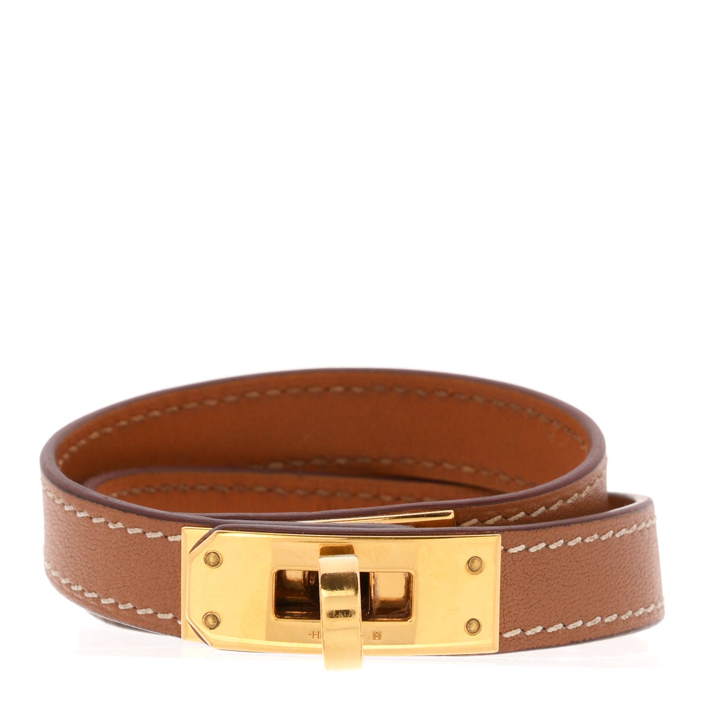 Swift Kelly Double Tour Bracelet T3 Gold