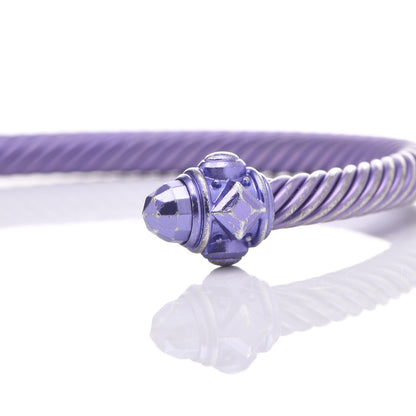 David Yurman Aluminum 5mm Renaissance Bracelet Lavender 7 of 7