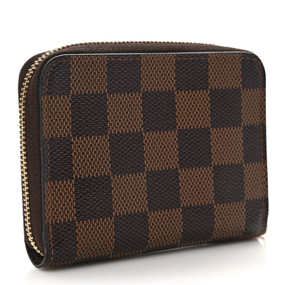 Louis Vuitton Damier Ebene Zippy Coin Purse 3 of 9