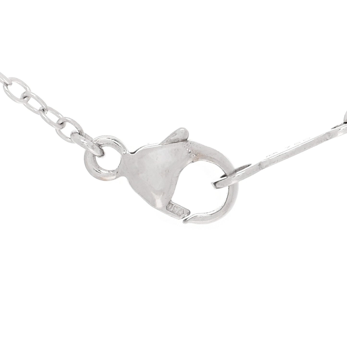 18K White Gold Akoya Pearl 5.5-6mm Station Necklace