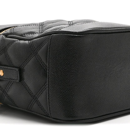 Saint Laurent Grain de Poudre Quilted 80's Vanity Bag Black 9 of 10