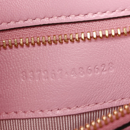 Gucci Lambskin Matelasse Medium GG Marmont Shoulder Bag Light Pink 7 of 13