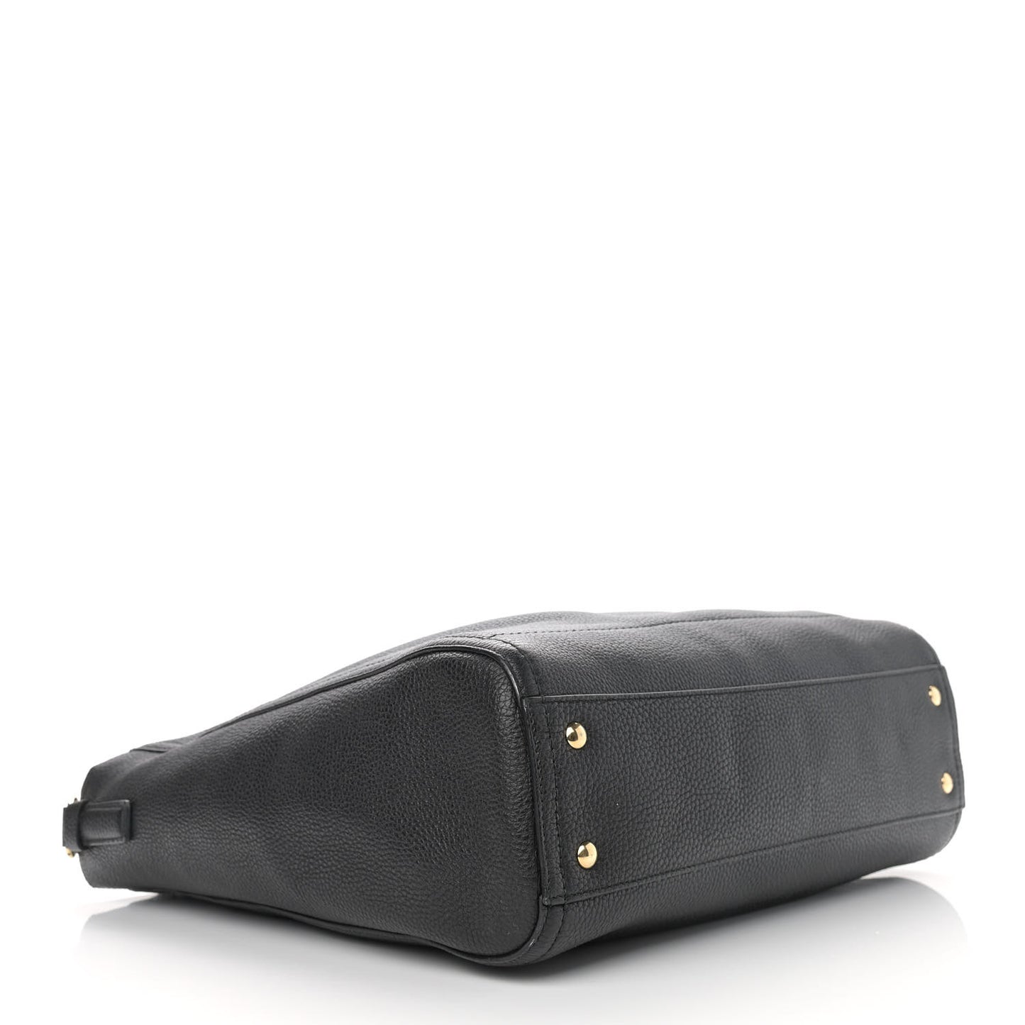 Grained Calfskin Ally Hobo Black