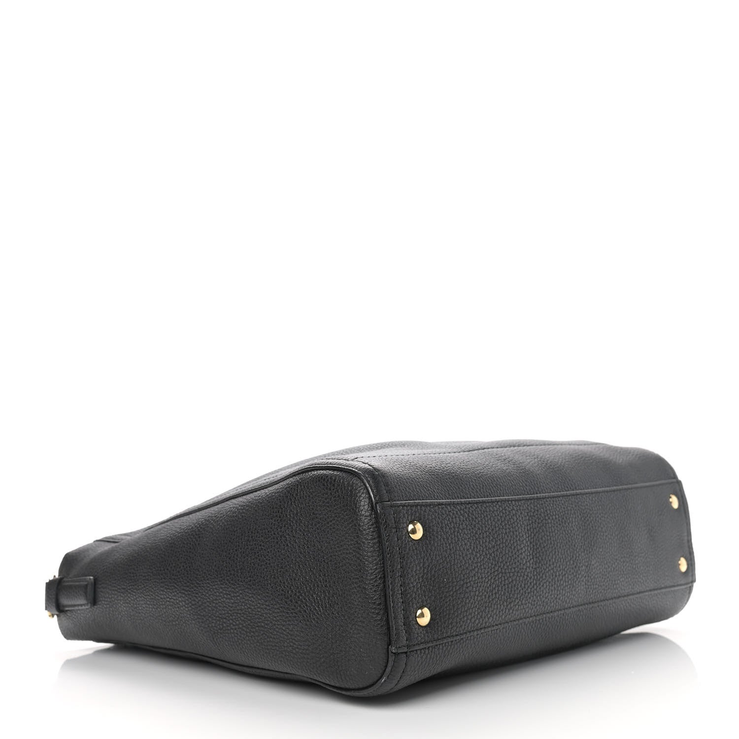 Salvatore Ferragamo Grained Calfskin Ally Hobo Black 4 of 11