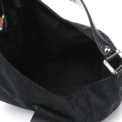 Gucci Monogram Large New Ladies Web Hobo Black 4 of 10