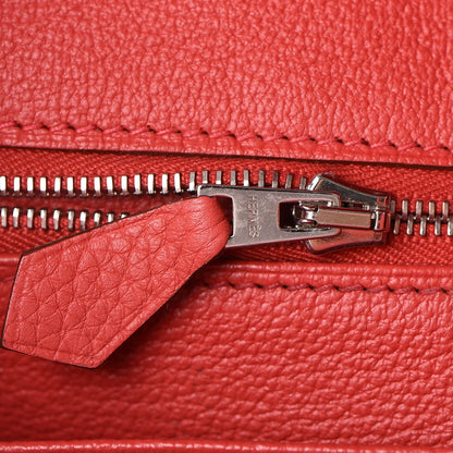 Hermes Taurillon Clemence Birkin 35 Bougainvillea 14 of 32