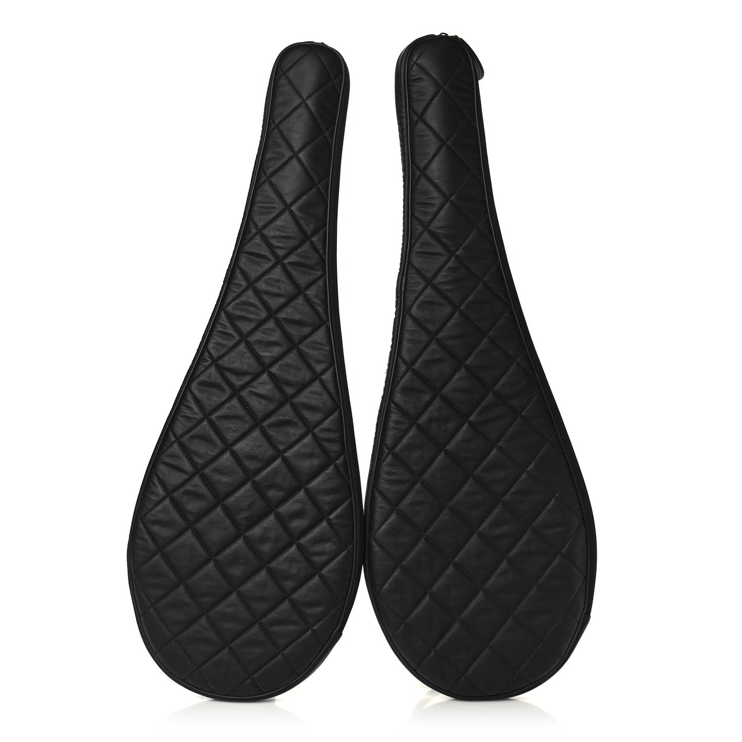 Badminton Racquet and Nylon Quilted Cover Set Black