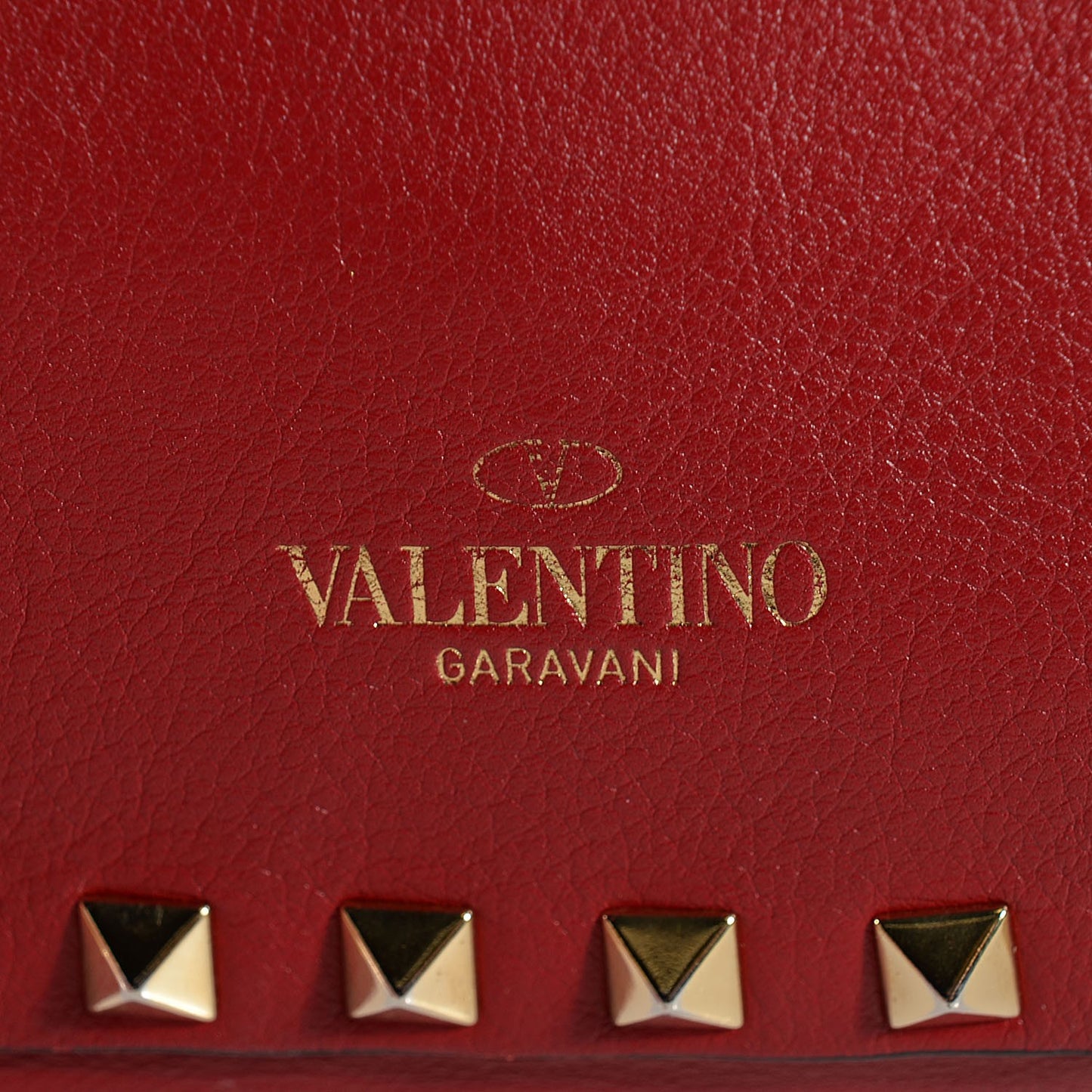 Vitello Mini Rockstud Flap Saddle Crossbody Bag Rosso Valentino