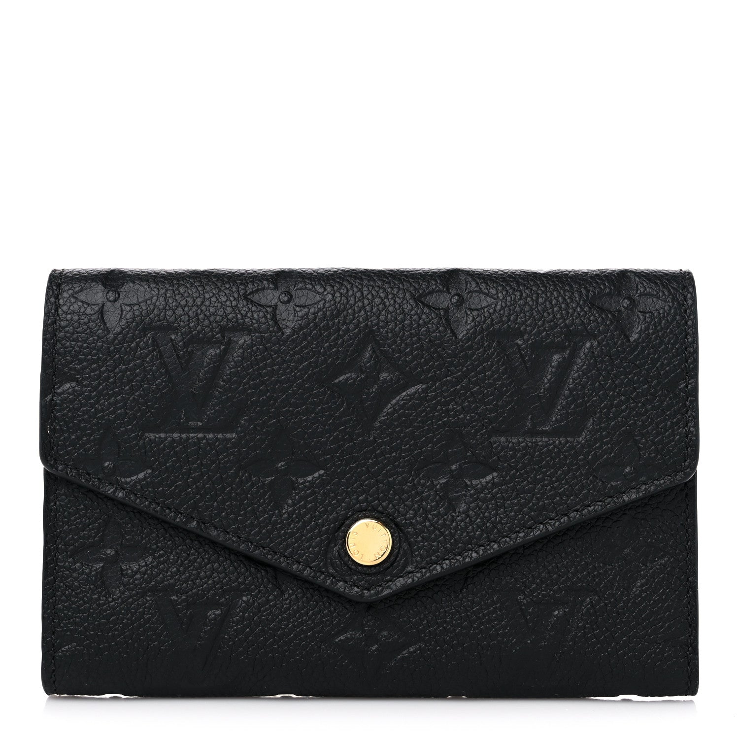 Louis Vuitton Empreinte Compact Curieuse Wallet Black 1 of 9
