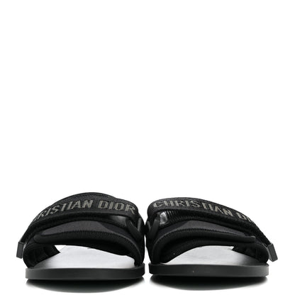 Christian Dior Technical Stretch Fabric Camouflage Dio(r)evolution Slide Sandals 36 Black Military 3 of 10