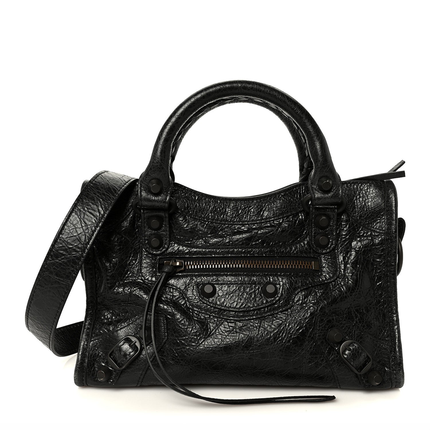 Balenciaga Agneau Arena Classic Hardware Le City Mini  Black 1 of 11