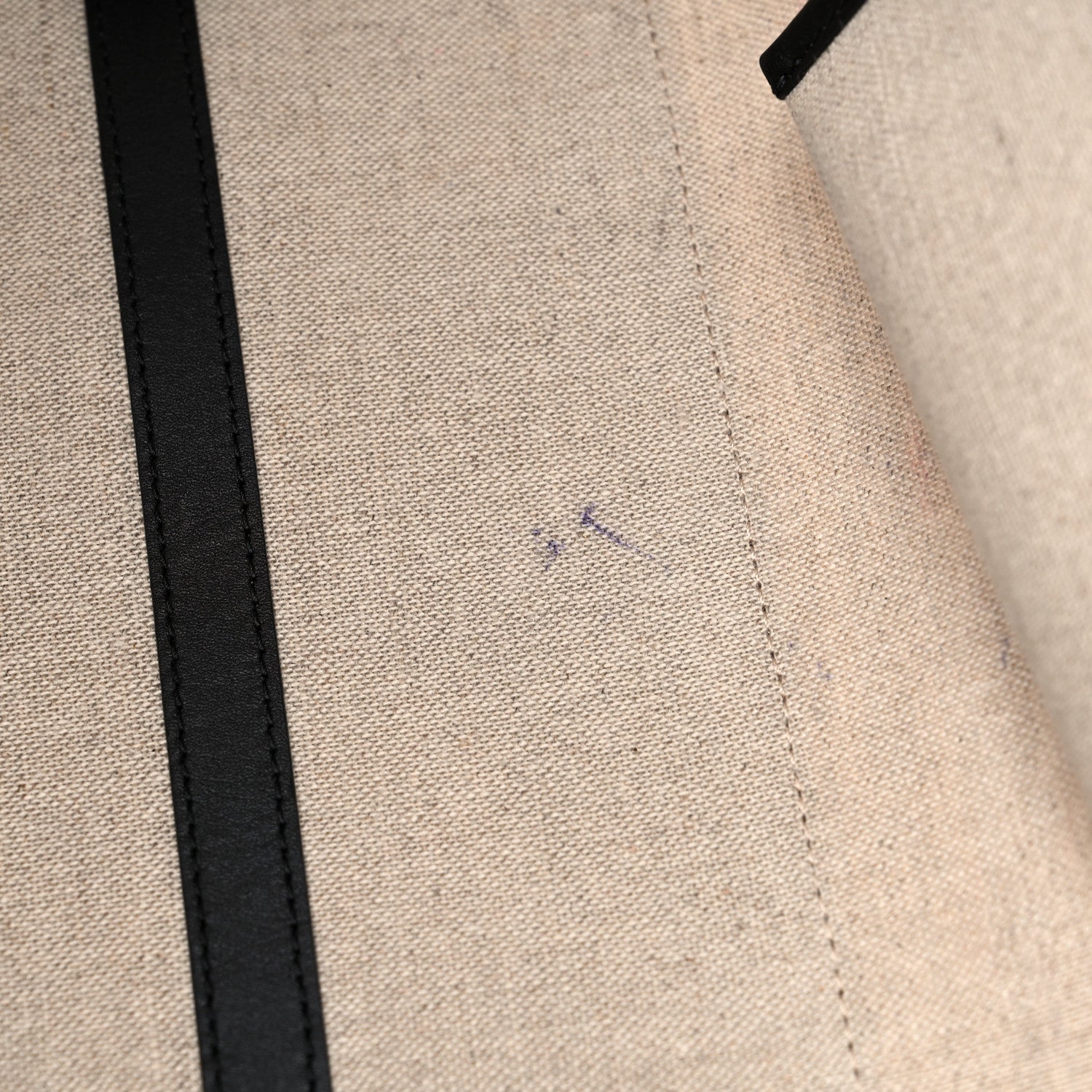 MCM Canvas Glitch Logo Medium Aren Shopper Tote Black White 13 of 16