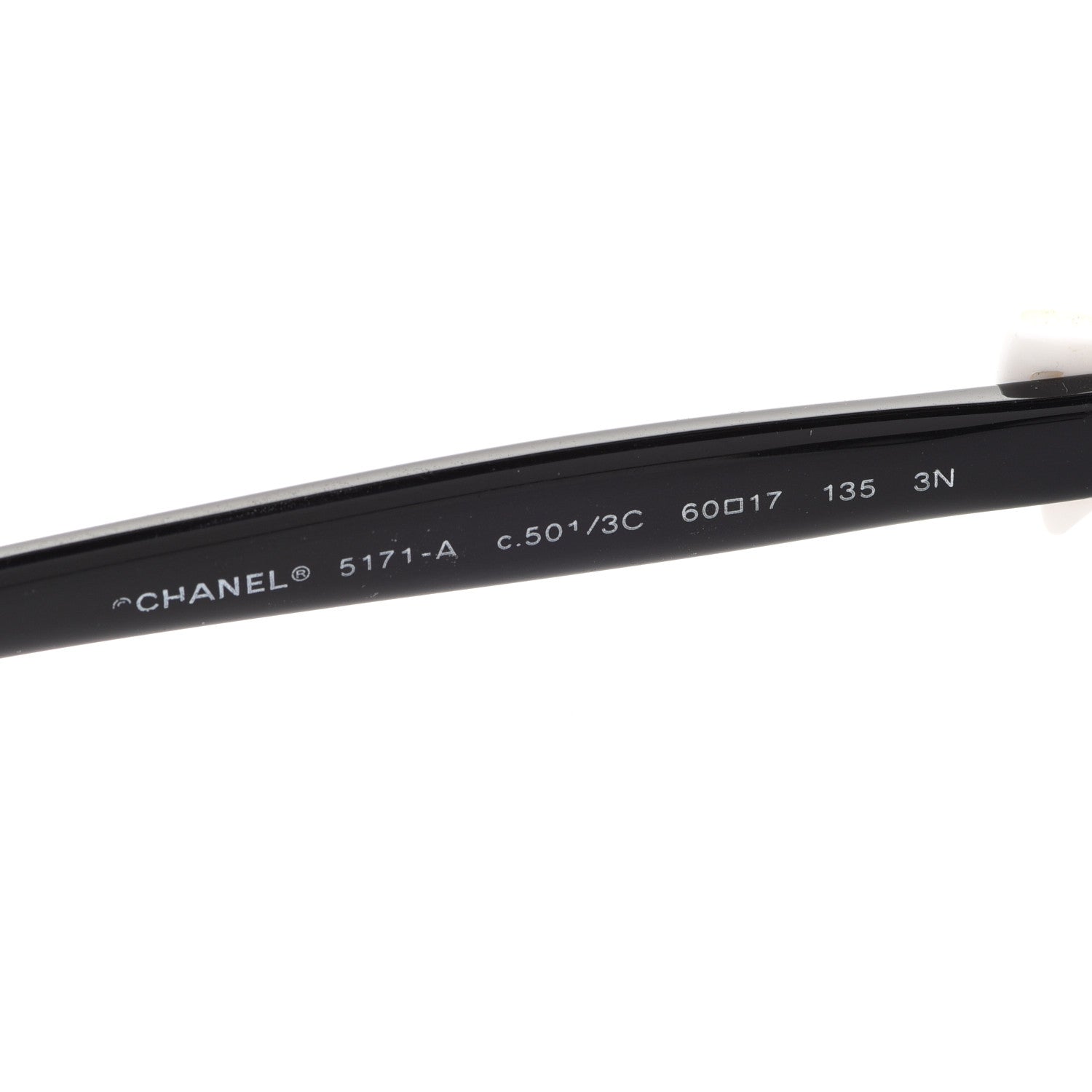Chanel CC Bow Sunglasses 5171 Black White 6 of 8