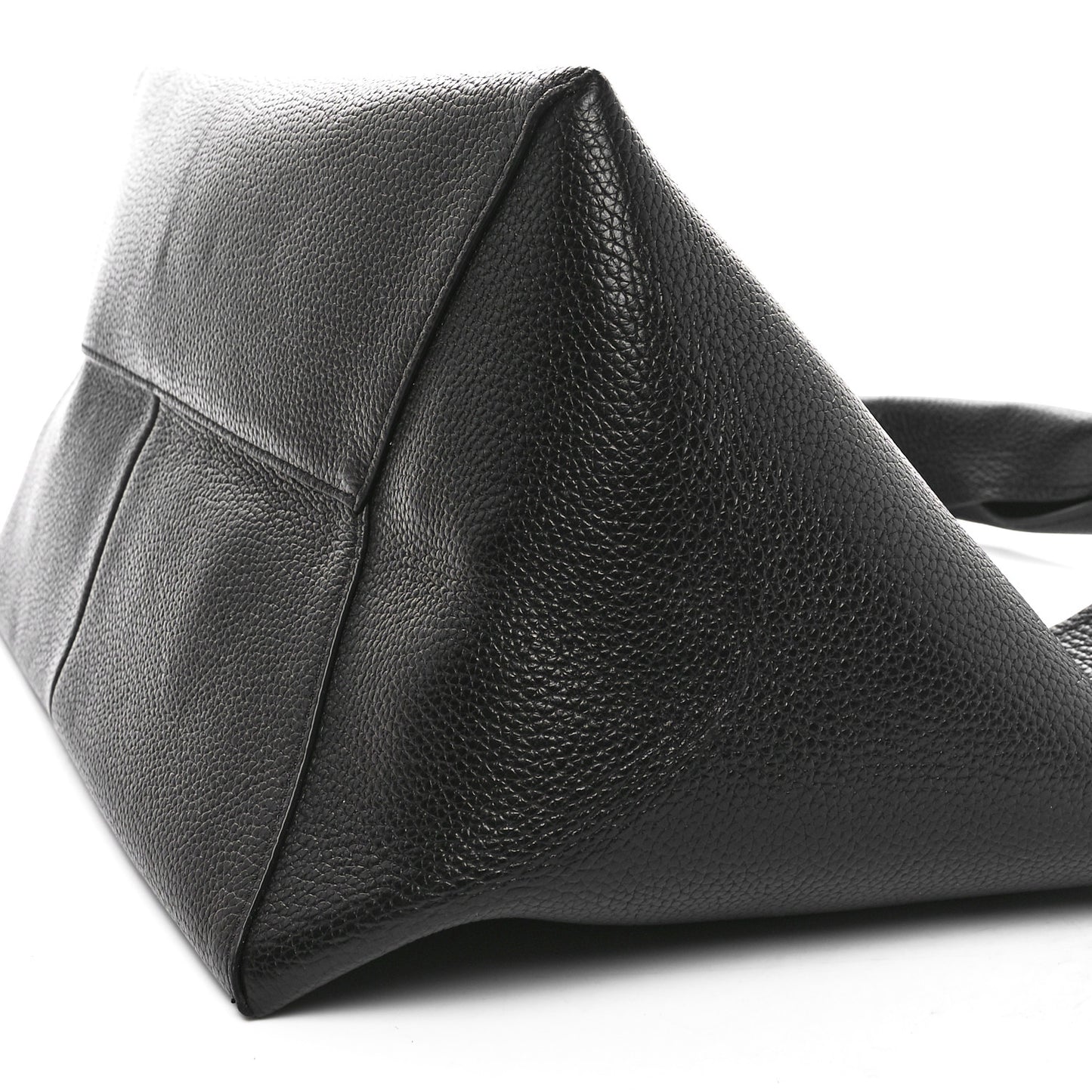 Grained Calfskin Medium The Sack Bag Black