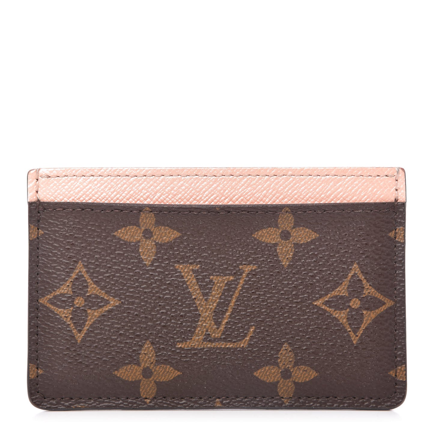Monogram Card Holder Rose Nacre