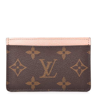 Louis Vuitton Monogram Card Holder Rose Nacre 1 of 7