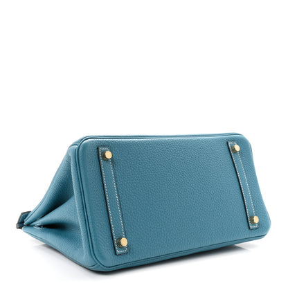 Hermes Togo BIRKIN 30 New Bleu Jean 4 of 11