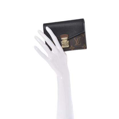 Louis Vuitton Monogram Pallas Compact Wallet NM Black 2 of 8