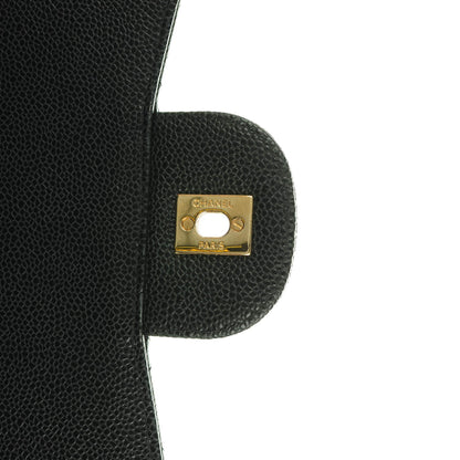 Chanel Caviar Quilted Jumbo Double Flap Black 5 of 9