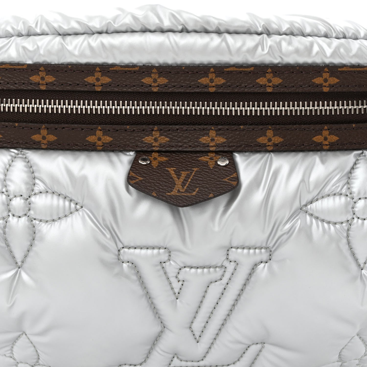 Louis Vuitton Econyl Monogram Pillow BumBag Silver 7 of 9