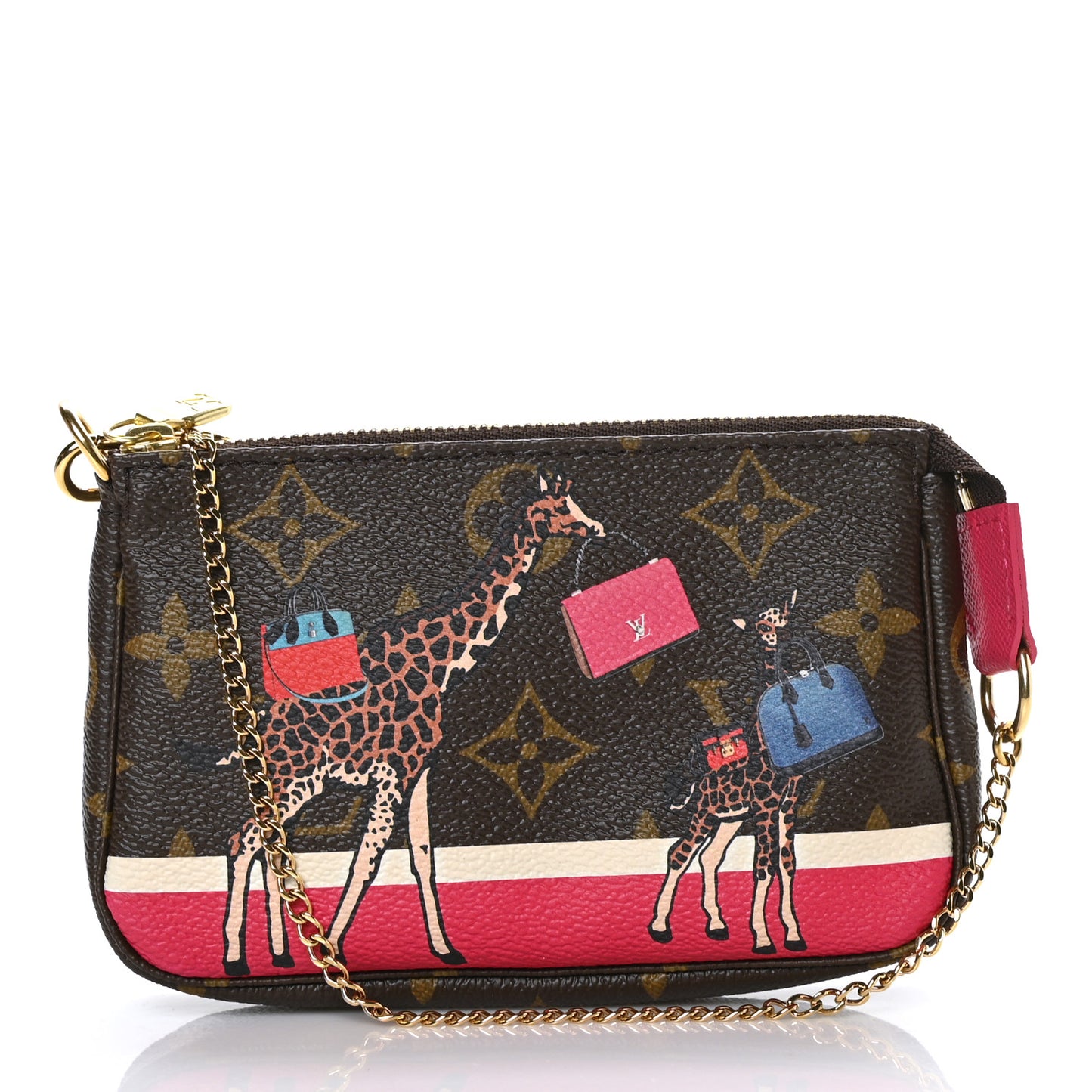 Monogram 2017 Christmas Animation Mini Pochette Accessories