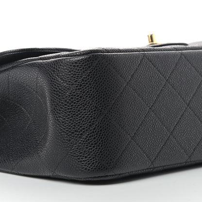 Chanel Caviar Quilted Jumbo Double Flap Black 8 of 9