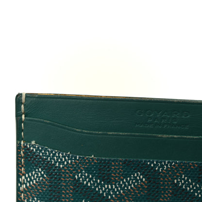 Goyard Goyardine Saint Sulpice Card Holder Green 8 of 11
