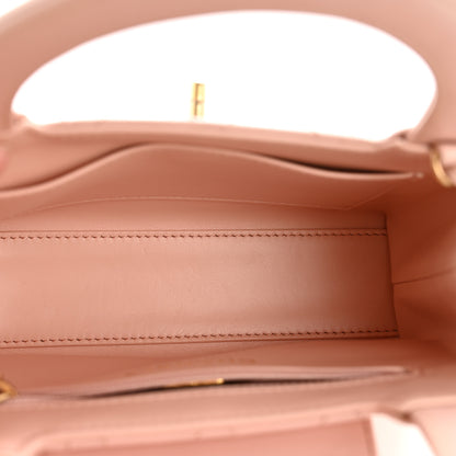 Chanel Shiny Aged Calfskin Quilted Nano Kelly Shopper Pink 5 of 12