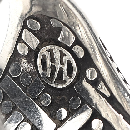 John Hardy Sterling Silver 18K Yellow Gold Jaisalmer Wrap Ring 55 7.25 5 of 5