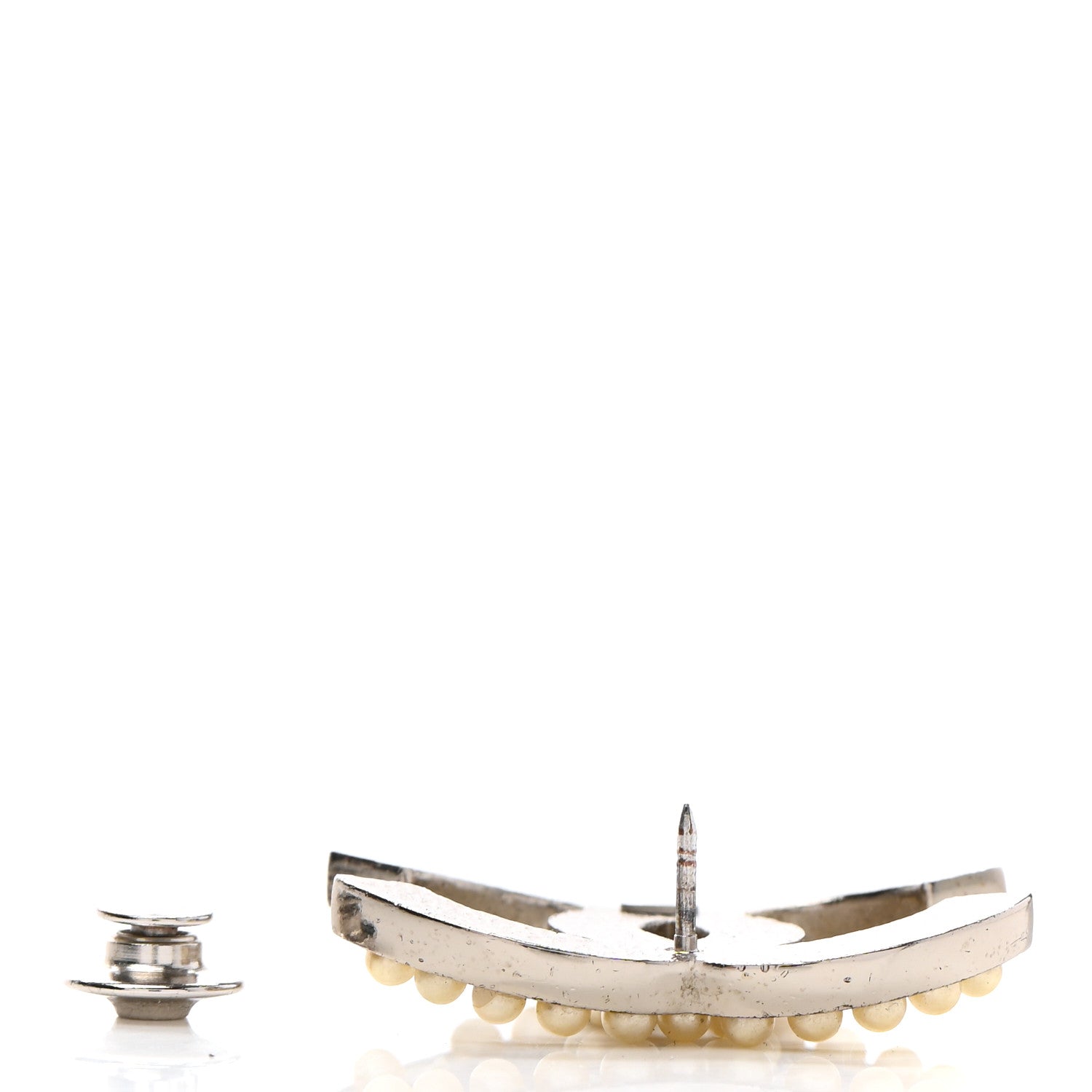 Chanel Pearl CC Brooch 4 of 7