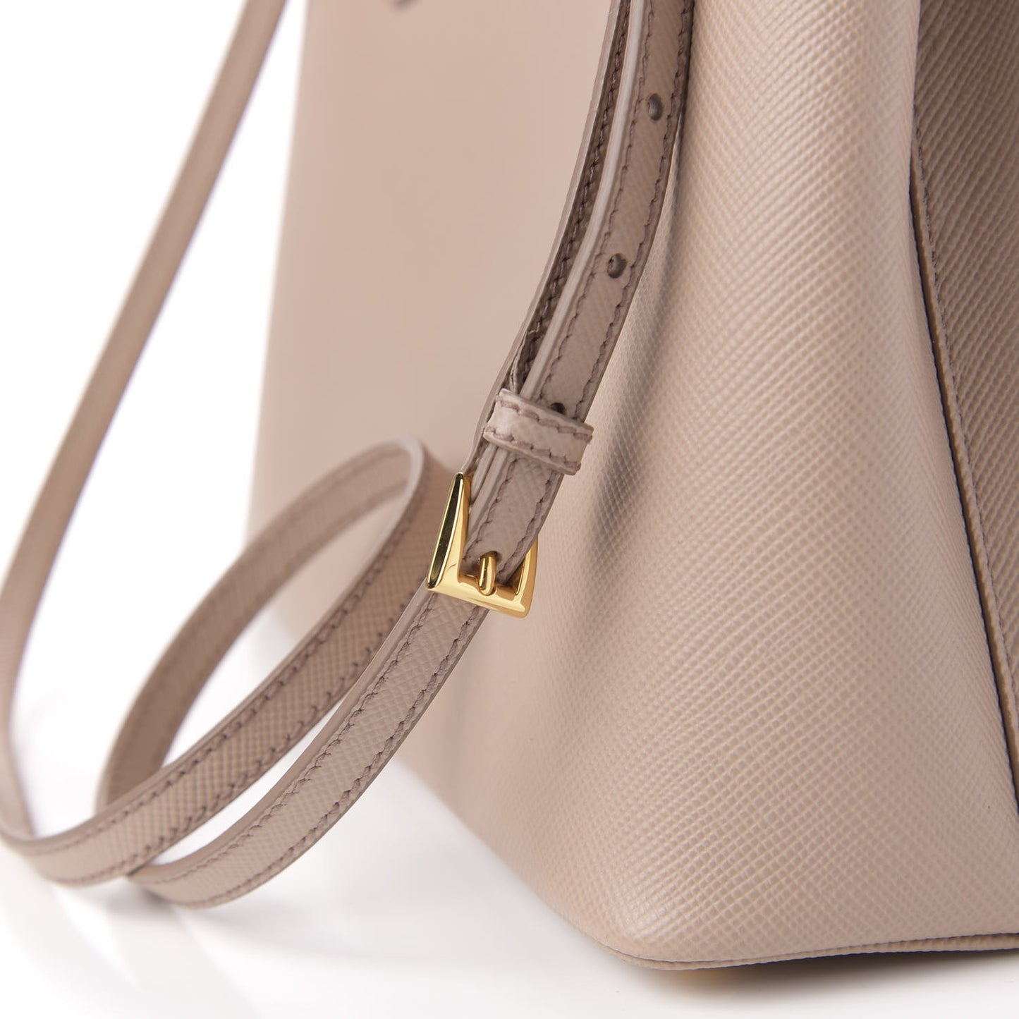 Saffiano Cuir Medium Double Bag Cammeo Rosa