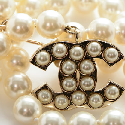 Chanel Pearl CC Double Strand Belt Gold 4 of 7