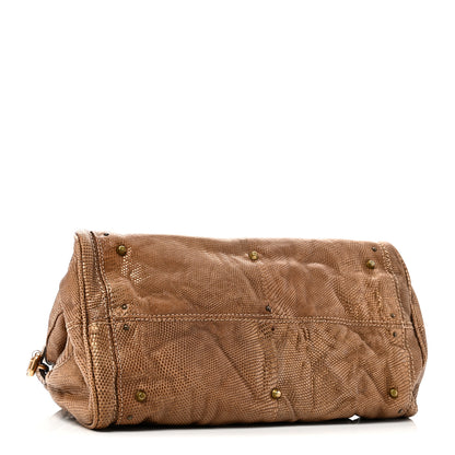 Chloe Lizard Medium Paddington Satchel Bronze 4 of 9