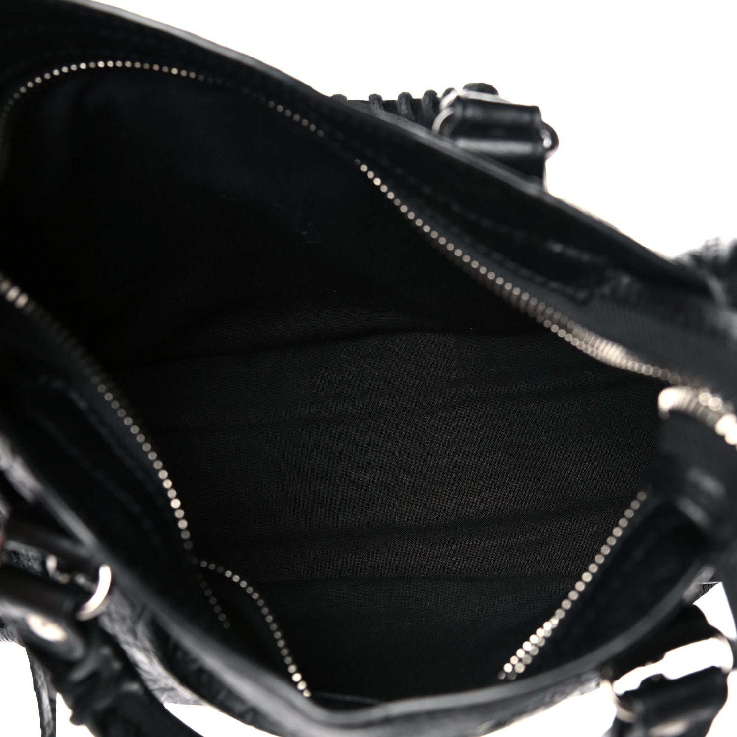 Balenciaga Agneau Classic Silver Hardware Mini City Black 5 of 9