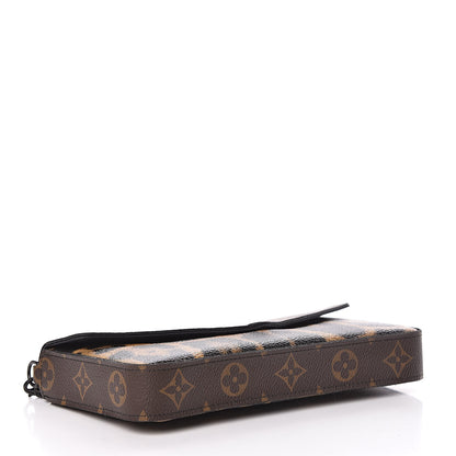 Louis Vuitton Monogram Animal Print Pochette Felicie Chain Wallet 4 of 15